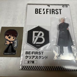 ザファースト(THE FIRST)のBE:FIRST☆クリアスタンド&ステッカー☆RYOKI2点セット(アイドルグッズ)