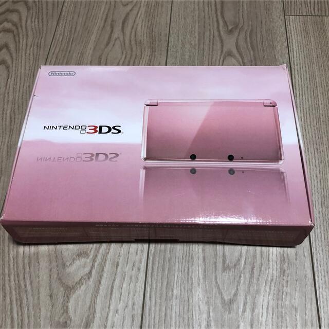 Nintendo 3DS 本体 ミスティピンク＋DSソフト2個 1