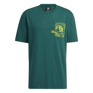 アディダス Tシャツ・カットソー(メンズ)（グリーン・カーキ/緑色系 
