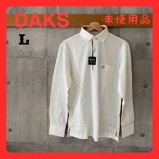 ダックス(DAKS)の【未使用品】Daks  ダックスモクロディー長袖 ポロシャツ  L(シャツ)