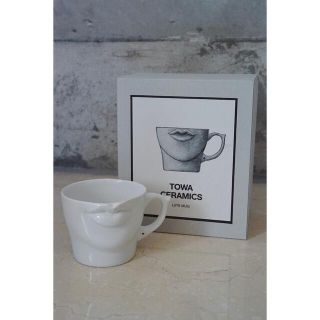 デプト(DEPT)の【新品未使用】TOWA CERAMICS LIPS MUG WHITE(グラス/カップ)