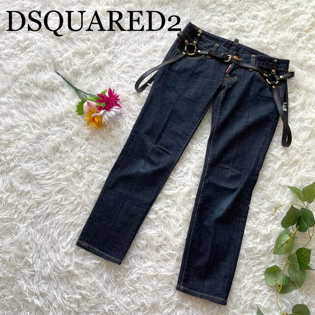 DSQUARED2(ディースクエアード)の花様専用         極美品♪ディースクエアード サスペンダー  レディースのパンツ(デニム/ジーンズ)の商品写真