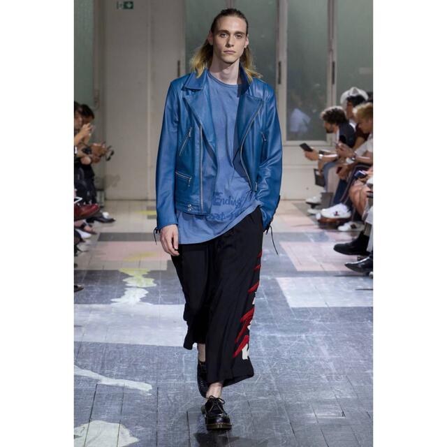 メンズyohjiyamamoto 18ss 南無阿弥陀仏レーヨンパンツ