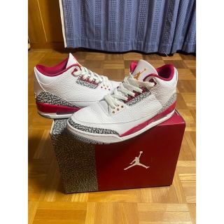 ナイキ(NIKE)のナイキ エアジョーダン 3 カーディナル レッド　Air Jordan 3 (スニーカー)