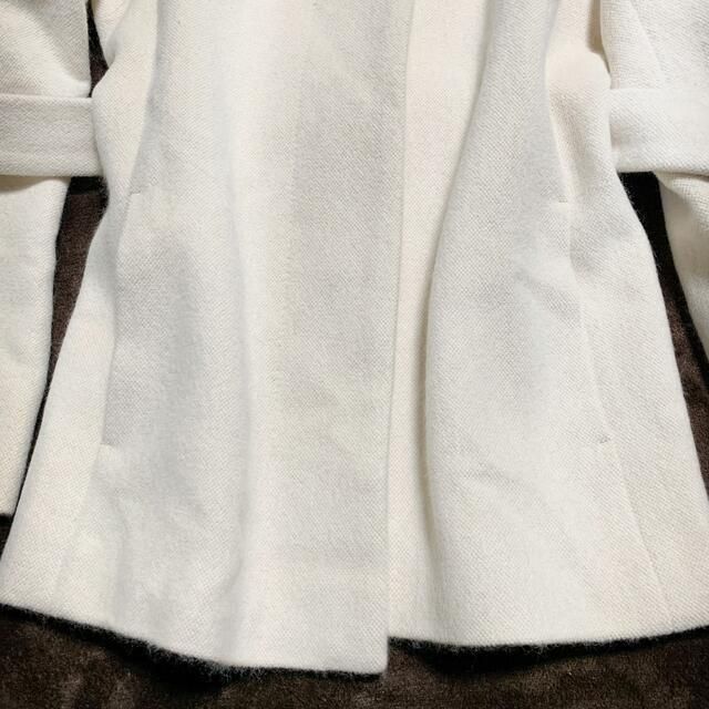 IENA(イエナ)の美品 L】LATIR ラティール アンゴラ混 ショートコート リボン 3 日本製 レディースのジャケット/アウター(その他)の商品写真