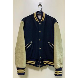 バックドロップ(THE BACKDROP)のスタジャン キャッチボール 70年代 Varsity Jacket ヴィンテージ(スタジャン)