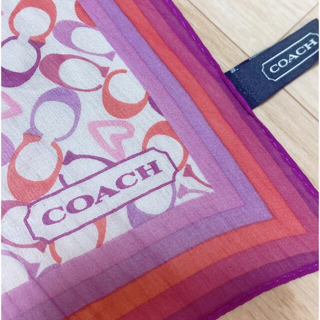 COACH(コーチ)のCOACH コーチ スカーフ ロゴ レディースのファッション小物(バンダナ/スカーフ)の商品写真