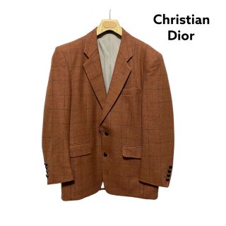 クリスチャンディオール(Christian Dior)の●Christian Dior/テーラードジャケット/カシミヤ/くるみボタン●(テーラードジャケット)