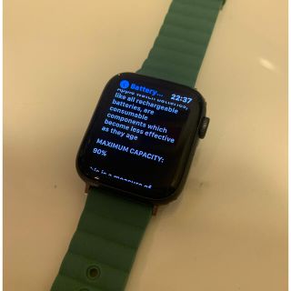 アップルウォッチ(Apple Watch)のApple Watch series4 スペースグレイ(腕時計(デジタル))