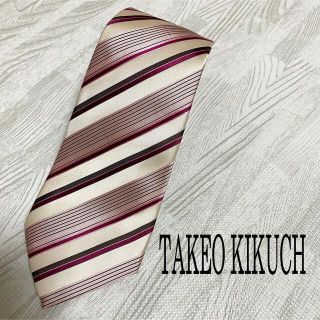 タケオキクチ(TAKEO KIKUCHI)のTAKEO KIKUCHI タケオキクチ レジメンタルストライプ ネクタイ(ネクタイ)