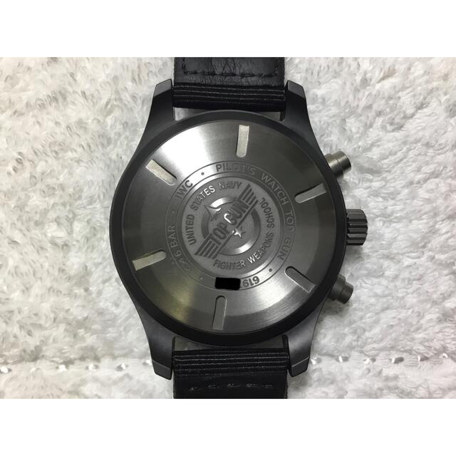 IWC(インターナショナルウォッチカンパニー)のIWC パイロットウォッチ　クロノグラフ　トップガン　IW389101 中古美品 メンズの時計(腕時計(アナログ))の商品写真