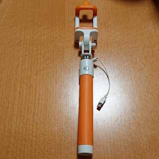 自撮り棒 セルカ棒 セルフシャッター iPhone用(自撮り棒)
