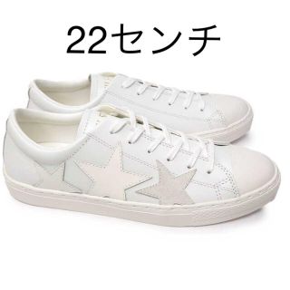 コンバース(CONVERSE)の専用☆コンバース ALL STAR クップ トリオスタースニーカー 星 白 22(スニーカー)