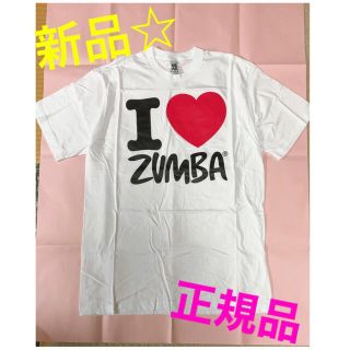 ズンバ(Zumba)の新品　I Love Zumba Tees  ホワイト(トレーニング用品)