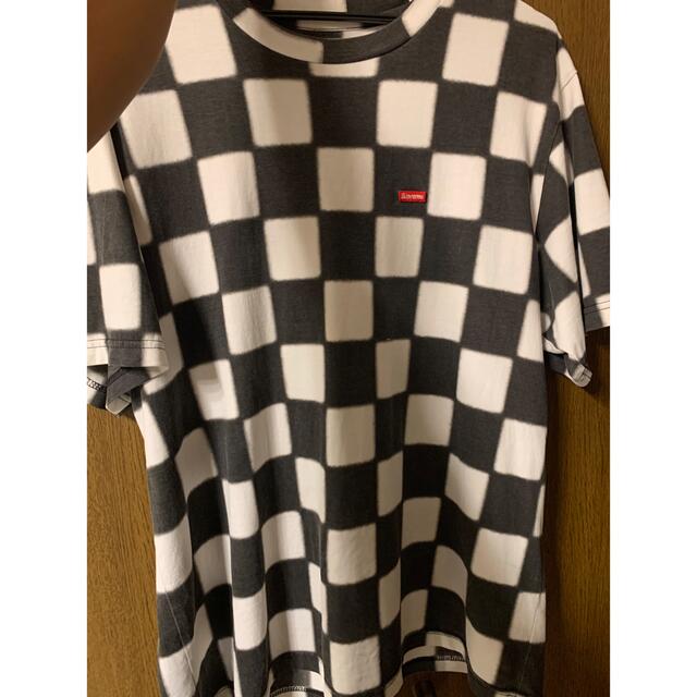 supreme checkerboard smallboxlogo tシャツ s