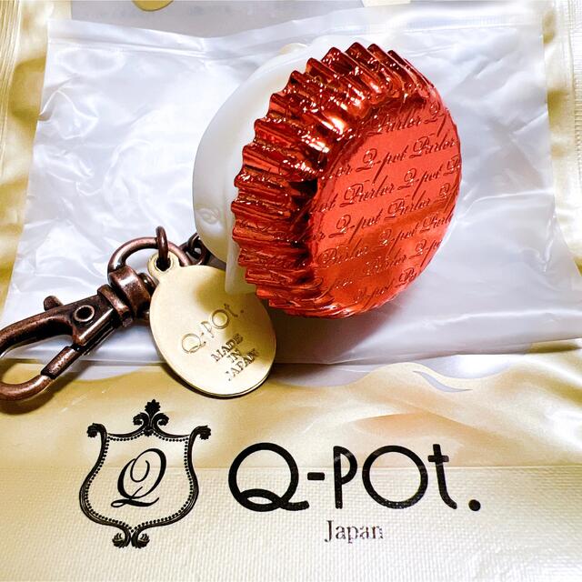 新品未使用】Q-pot. チェリー カップケーキ ホイップ バッグチャーム