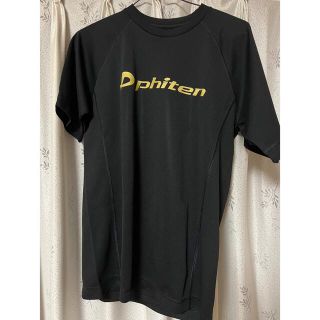 Phiten Tシャツ 黒金(バレーボール)