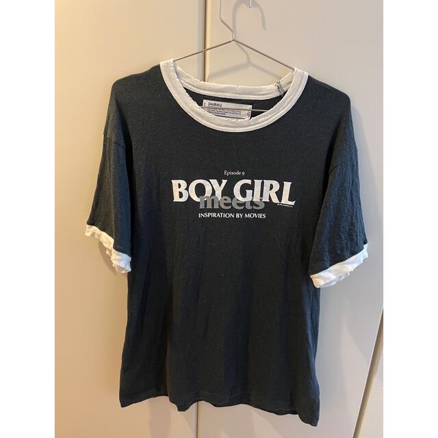 Jieda(ジエダ)のDAIRIKU  22ss "BOY MEETS GIRL" Tシャツ メンズのトップス(Tシャツ/カットソー(半袖/袖なし))の商品写真
