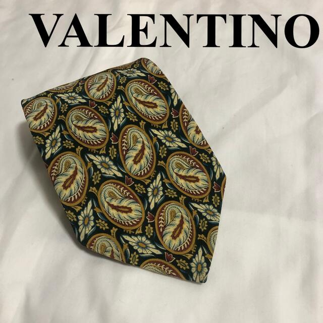 VALENTINO(ヴァレンティノ)のVALENTINO ネクタイ　小物　メンズ　ロゴ　柄　シルク　絹 メンズのファッション小物(ネクタイ)の商品写真