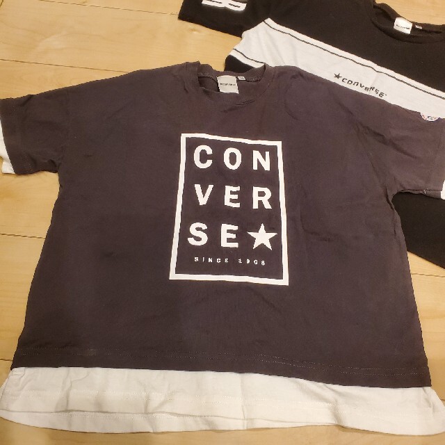 CONVERSE(コンバース)のCONVERSE　Tシャツ２枚セット キッズ/ベビー/マタニティのキッズ服男の子用(90cm~)(Tシャツ/カットソー)の商品写真