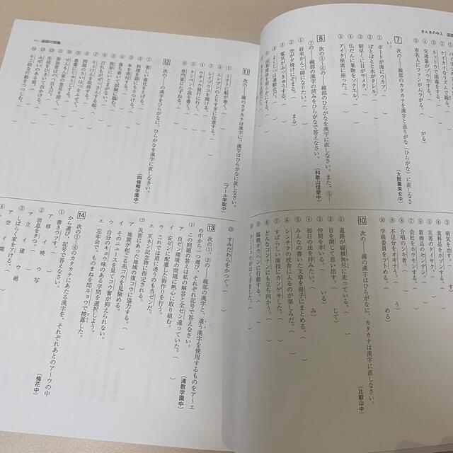 近畿の中学入試 標準編 国語 2022年度受験用 エンタメ/ホビーの本(語学/参考書)の商品写真