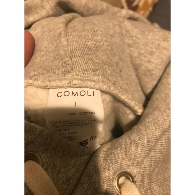 COMOLI(コモリ)のCOMOLI（コモリ） 21aw コットン吊裏毛 パーカ　サイズ1 メンズのトップス(パーカー)の商品写真