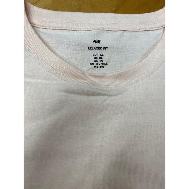 H&M(エイチアンドエム)のエイチアンドエム　H&M 半袖　Tシャツ　リラックスフィット　XL メンズのトップス(Tシャツ/カットソー(半袖/袖なし))の商品写真