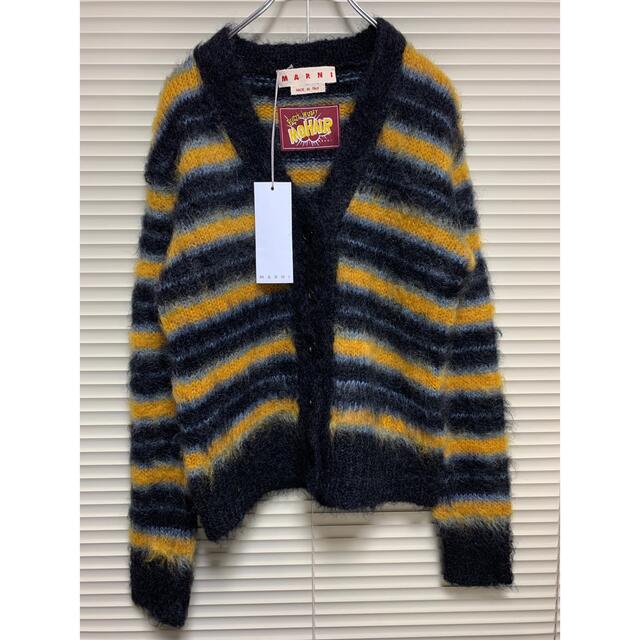 Marni - 新品《 MARNI マルニ 》ブラッシュドモヘア ニット ストライプ