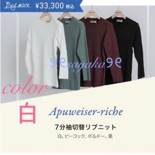 アプワイザーリッシェ(Apuweiser-riche)の🌸ゆうぽん様専用🌸(ニット/セーター)