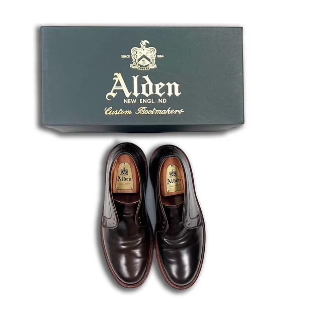 贅沢屋の贅沢屋のAlden シガーコードバン チャッカブーツ ドレス