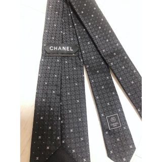 シャネル(CHANEL)の新品未使用 CHANEL ネクタイ 小紋 ロゴ ココマーク ブロックチェック (ネクタイ)