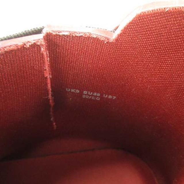 HUNTER(ハンター)のサイドゴア レインブーツ ショートブーツ UK5 レッド レディースの靴/シューズ(レインブーツ/長靴)の商品写真