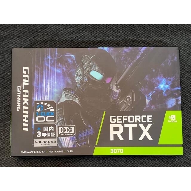 PC/タブレットGeForce GG-RTX3070-E8GB/OC/DF2 玄人志向