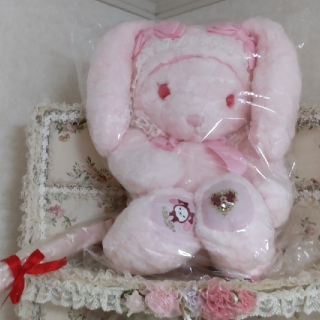 BABY,THE STARS SHINE BRIGHT - 1573 美品 BABY,THE ピンク【うさくみゃリュック大】うさくみゃ刺繍