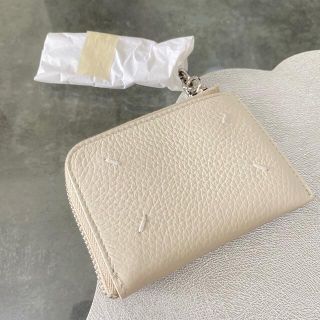 マルタンマルジェラ(Maison Martin Margiela)のラスト１【新品】メゾン マルジェラ カード/コインケース オフホワイト(コインケース)