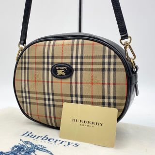 バーバリー(BURBERRY)の✨極美品✨バーバリー ショルダーバッグ ノバチェック ホースロゴ シャドーホース(ショルダーバッグ)