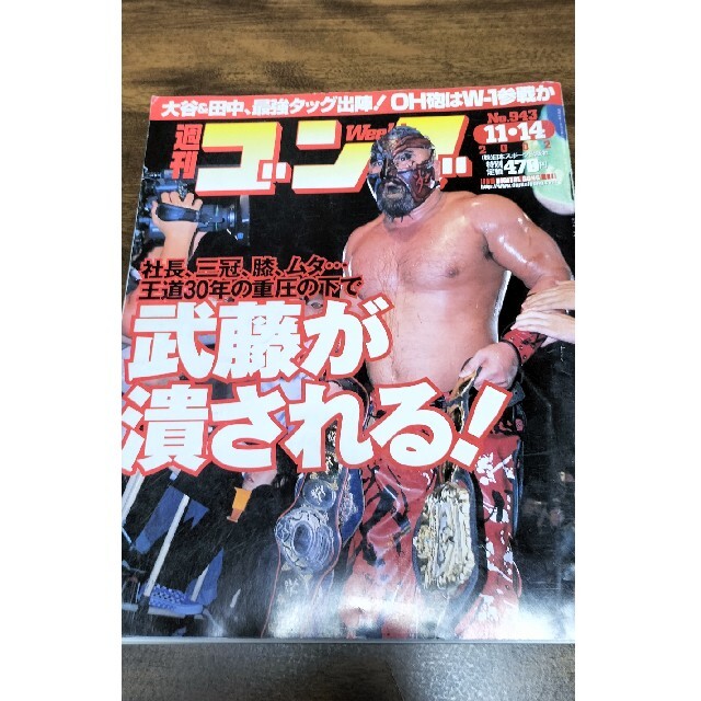 週刊ゴング　雑誌 スポーツ/アウトドアのスポーツ/アウトドア その他(格闘技/プロレス)の商品写真