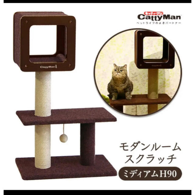 キャティーマン (CattyMan) モダンルームスクラッチ ラージH120 - 1