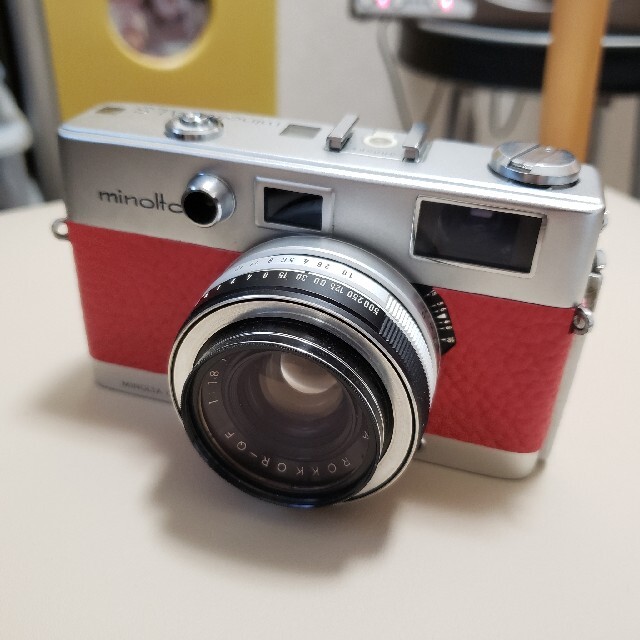 ミノルチナminolta ALS(貼り革リメイク)☆分解整備済★名機ミノルチナSの後継機