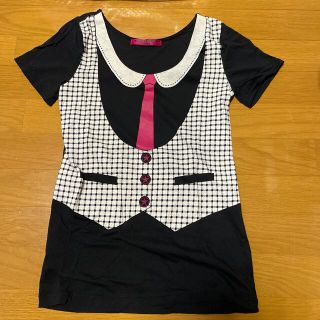 ドーリーガールバイアナスイ(DOLLY GIRL BY ANNA SUI)のDOLLY GIRL だまし絵Ｔシャツ(Tシャツ(半袖/袖なし))