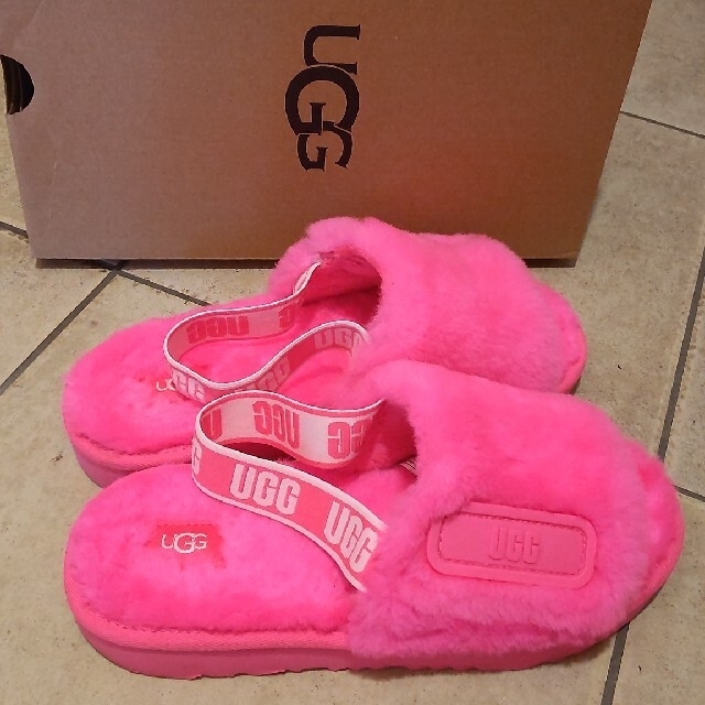 UGG(アグ)のUGGDISCO SLIDETAFFYPINK レディースの靴/シューズ(サンダル)の商品写真