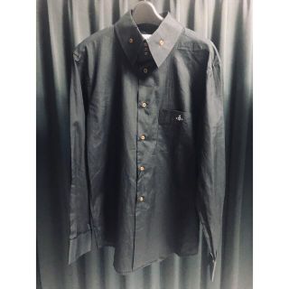 Vivienne Westwood 斜めボタン シャツ ビジネス 白 黒