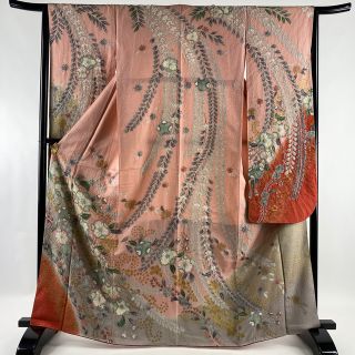 振袖 美品 名品 166cm 64cm 正絹 【中古】(着物)