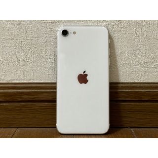 アップル(Apple)の【美品】iPhone se2 64G White SoftBank(スマートフォン本体)