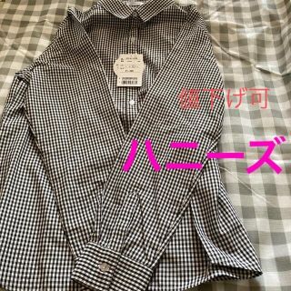 ハニーズ(HONEYS)のハニーズチェックシャツ長袖新品未使用タグ付き(シャツ/ブラウス(長袖/七分))