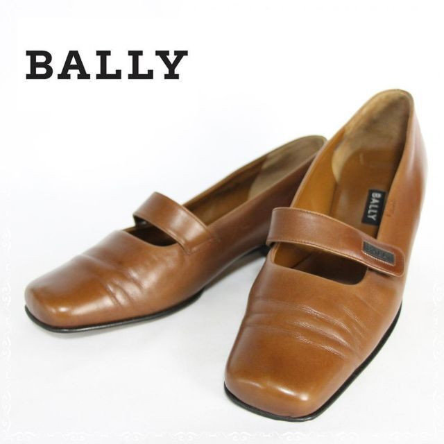 Bally(バリー)のバリー　ローファー　ブラウン　US7 M　ストラップ レディースの靴/シューズ(ローファー/革靴)の商品写真