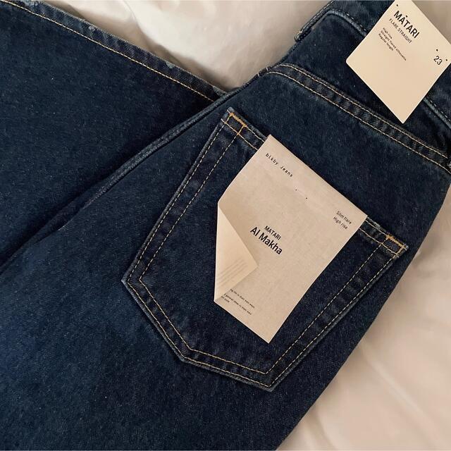 BLACK by moussy(ブラックバイマウジー)のBLACK BY MOUSSY MATARI AI Makha denim レディースのパンツ(デニム/ジーンズ)の商品写真