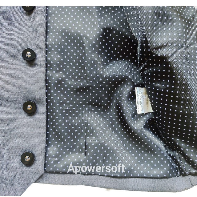 【新品未使用】ジレ メンズ ベスト スーツ地 メンズのスーツ(スーツベスト)の商品写真