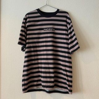 シュプリーム(Supreme)の美品2022SS SupremeボーダーTシャツM(Tシャツ/カットソー(半袖/袖なし))