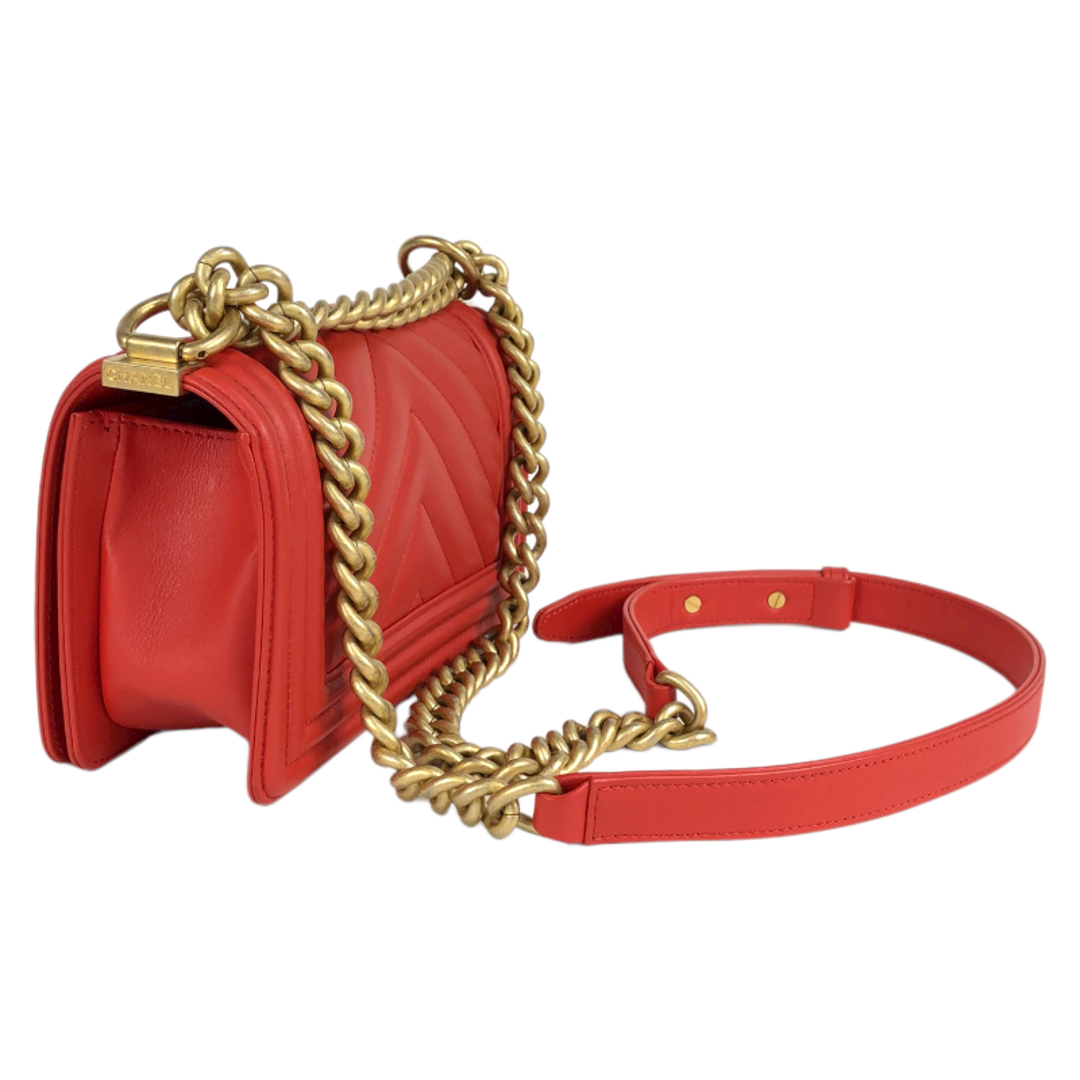 シャネル CHANEL ボーイシャネル20 チェーンショルダーバッグ